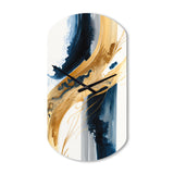 Stylish Spiral Abstract III - Asymmetric Metal Wall Clock