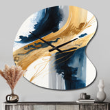 Stylish Spiral Abstract III - Asymmetric Metal Wall Clock