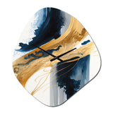 Stylish Spiral Abstract III - Asymmetric Metal Wall Clock