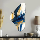 Stylish Spiral Abstract V - Asymmetric Metal Wall Clock