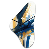 Stylish Spiral Abstract V - Asymmetric Metal Wall Clock