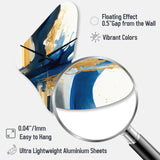 Stylish Spiral Abstract V - Asymmetric Metal Wall Clock