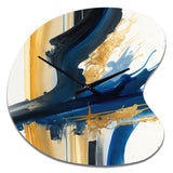 Stylish Spiral Abstract V - Asymmetric Metal Wall Clock