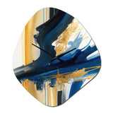 Stylish Spiral Abstract V - Asymmetric Metal Wall Clock