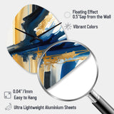 Stylish Spiral Abstract V - Asymmetric Metal Wall Clock