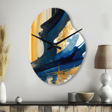 Stylish Spiral Abstract V - Asymmetric Metal Wall Clock