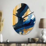 Stylish Spiral Abstract V - Asymmetric Metal Wall Clock
