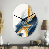 Stylish Spiral Abstract VI - Asymmetric Metal Wall Clock