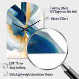 Bold Expression Art I - Asymmetric Metal Wall Clock