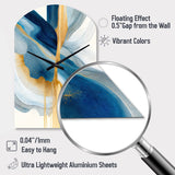 Bold Expression Art I - Asymmetric Metal Wall Clock