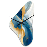 Bold Expression Art I - Asymmetric Metal Wall Clock