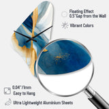 Bold Expression Art I - Asymmetric Metal Wall Clock