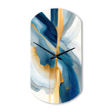 Bold Expression Art I - Asymmetric Metal Wall Clock