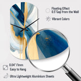 Bold Expression Art I - Asymmetric Metal Wall Clock