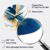 Bold Expression Art I - Asymmetric Metal Wall Clock
