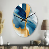 Bold Expression Art I - Asymmetric Metal Wall Clock