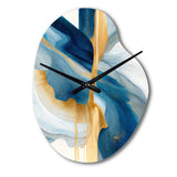 Bold Expression Art I - Asymmetric Metal Wall Clock
