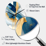 Bold Expression Art I - Asymmetric Metal Wall Clock
