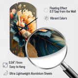 Vibrant Sunflower II - Asymmetric Metal Wall Clock