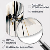 Abstract Transitional Shapes V - Asymmetric Metal Wall Clock