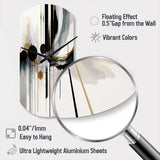 Abstract Transitional Shapes V - Asymmetric Metal Wall Clock