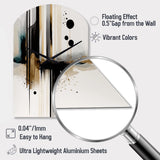 Abstract Transitional Modern Shapes I - Asymmetric Metal Wall Clock