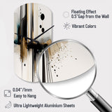 Abstract Transitional Modern Shapes I - Asymmetric Metal Wall Clock