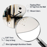 Abstract Transitional Modern Shapes I - Asymmetric Metal Wall Clock