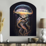 Jellyfish III - Asymmetric Metal Wall Clock