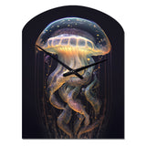 Jellyfish III - Asymmetric Metal Wall Clock