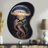 Jellyfish III - Asymmetric Metal Wall Clock