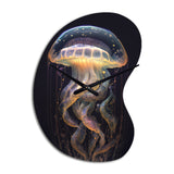 Jellyfish III - Asymmetric Metal Wall Clock