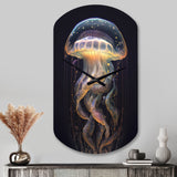 Jellyfish III - Asymmetric Metal Wall Clock