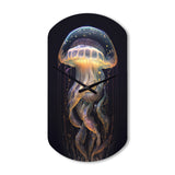Jellyfish III - Asymmetric Metal Wall Clock