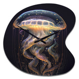 Jellyfish III - Asymmetric Metal Wall Clock