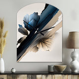 Hyperrealistic Peony Flowers III - Asymmetric Metal Wall Clock