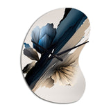 Hyperrealistic Peony Flowers III - Asymmetric Metal Wall Clock