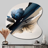 Hyperrealistic Peony Flowers III - Asymmetric Metal Wall Clock