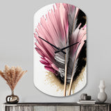 Gerbera Hyperrealistic Flowers V - Asymmetric Metal Wall Clock