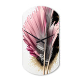 Gerbera Hyperrealistic Flowers V - Asymmetric Metal Wall Clock