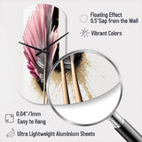 Gerbera Hyperrealistic Flowers V - Asymmetric Metal Wall Clock