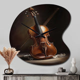 Violin I - Asymmetric Metal Wall Clock