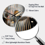 Abstract Shapes And Lines III - Asymmetric Metal Wall Clock