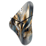 Abstract Shapes And Lines IV - Asymmetric Metal Wall Clock