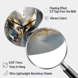 Abstract Shapes And Lines IV - Asymmetric Metal Wall Clock