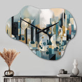 Transcending Reality III - Asymmetric Metal Wall Clock