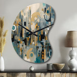 Transcending Reality V - Asymmetric Metal Wall Clock