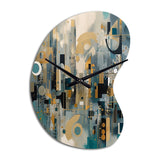 Transcending Reality V - Asymmetric Metal Wall Clock