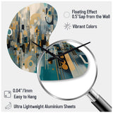 Transcending Reality V - Asymmetric Metal Wall Clock