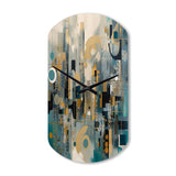 Transcending Reality V - Asymmetric Metal Wall Clock